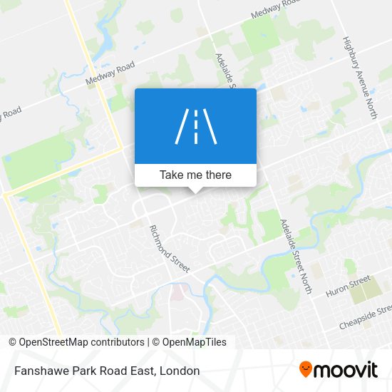 Fanshawe Park Road East plan