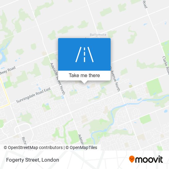 Fogerty Street map