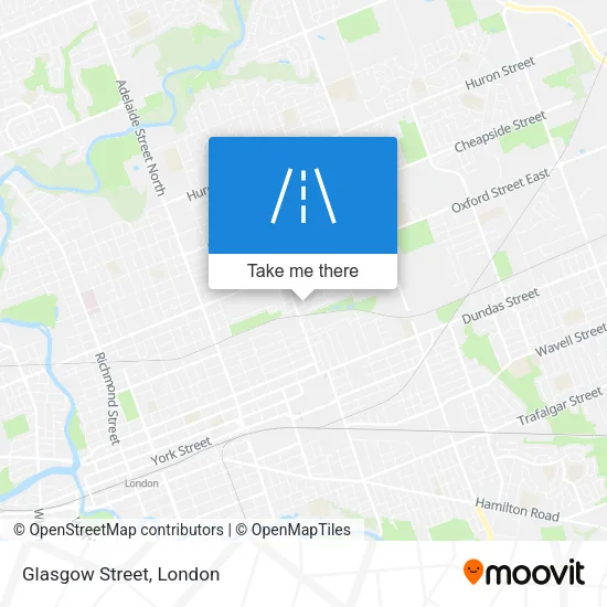 Glasgow Street map