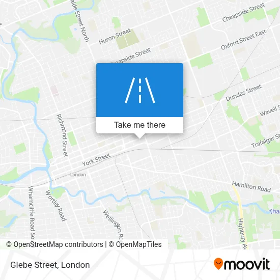 Glebe Street map