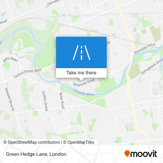 Green Hedge Lane plan
