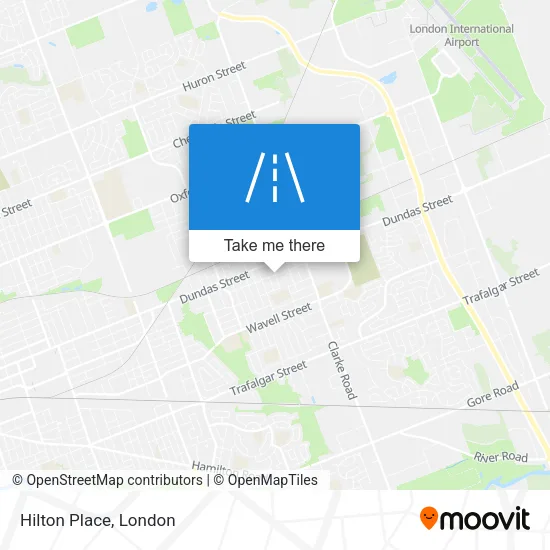 Hilton Place map