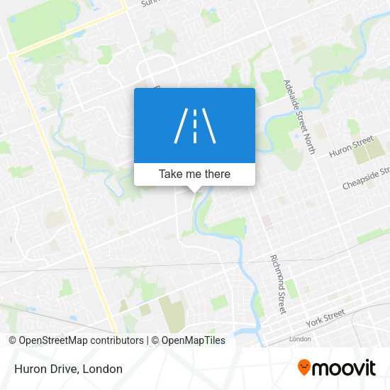 Huron Drive map