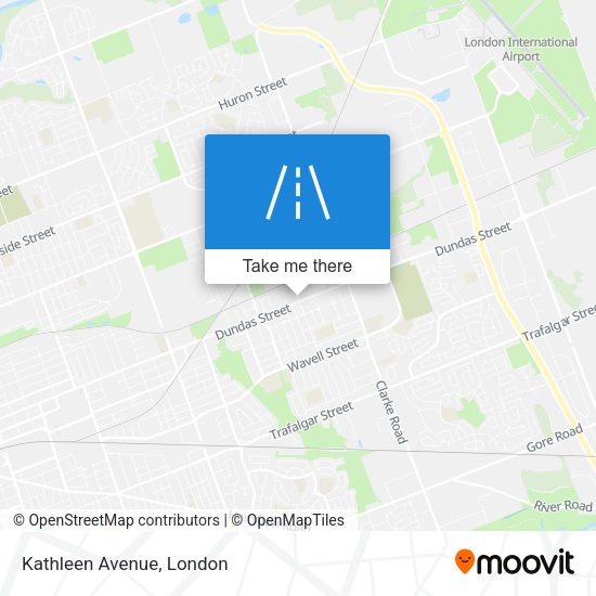 Kathleen Avenue map