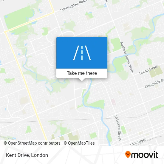 Kent Drive map