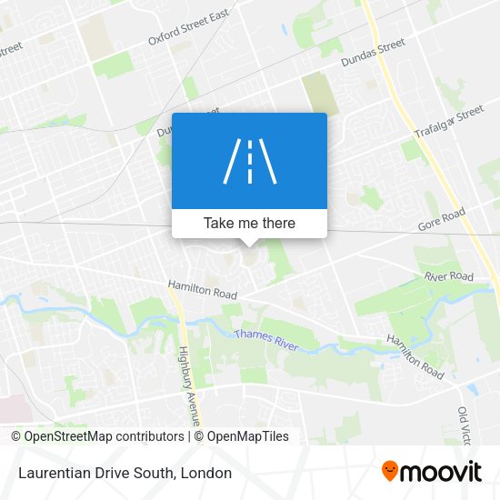 Laurentian Drive South map