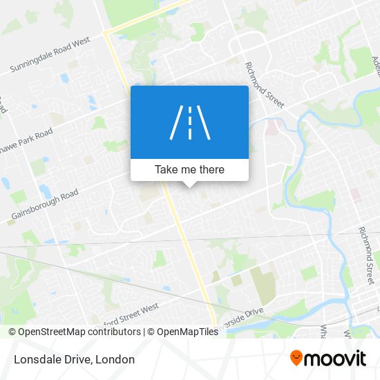 Lonsdale Drive map