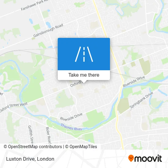 Luxton Drive map