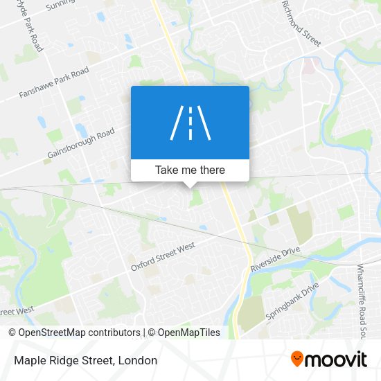 Maple Ridge Street map