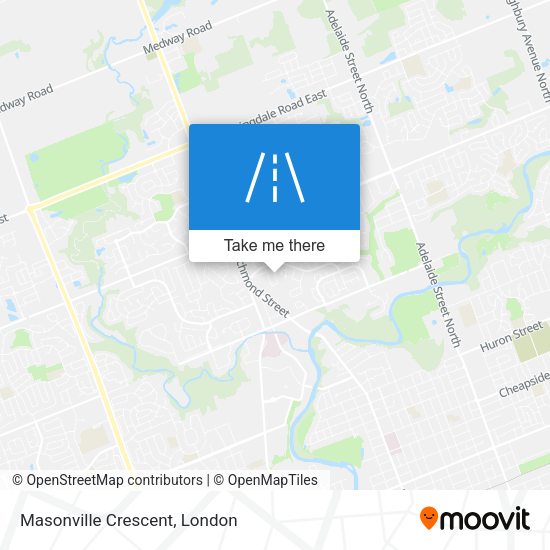 Masonville Crescent map