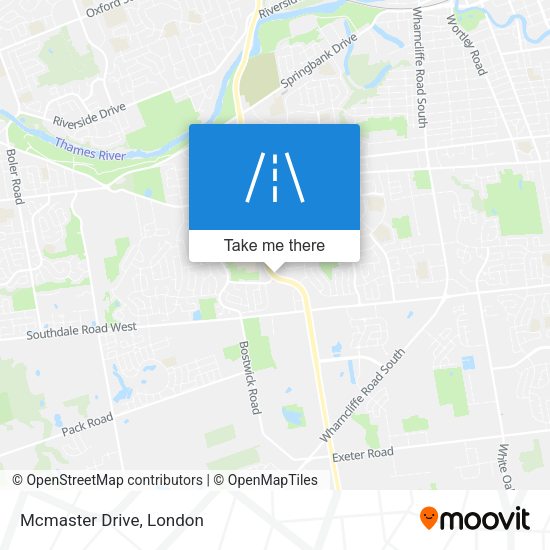 Mcmaster Drive map