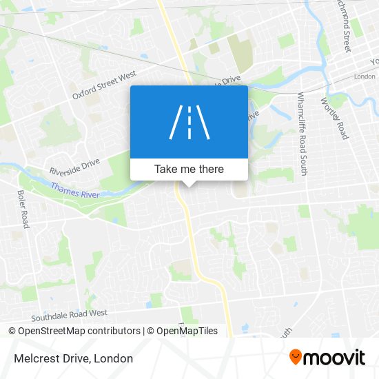 Melcrest Drive map