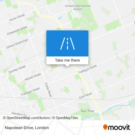 Napolean Drive map