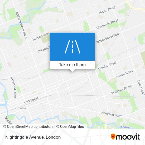 Nightingale Avenue map