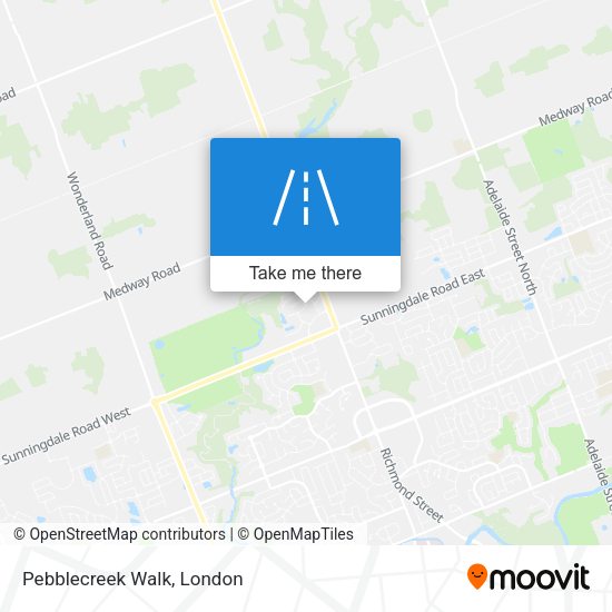 Pebblecreek Walk plan