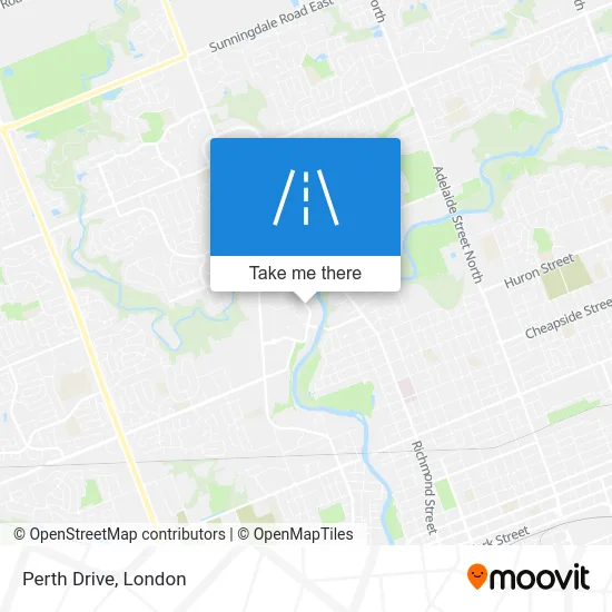 Perth Drive map