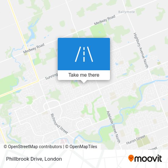 Phillbrook Drive plan