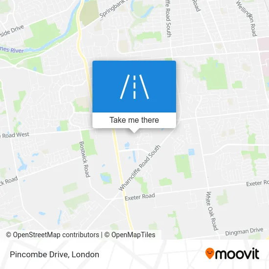 Pincombe Drive map
