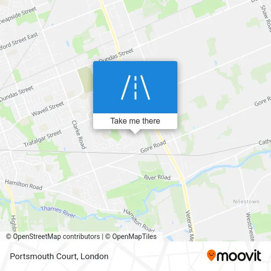 Portsmouth Court map