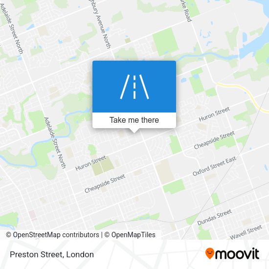Preston Street map