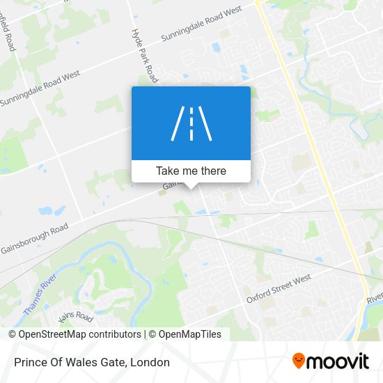 Prince Of Wales Gate map