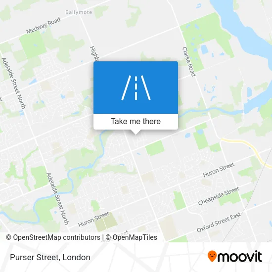 Purser Street map