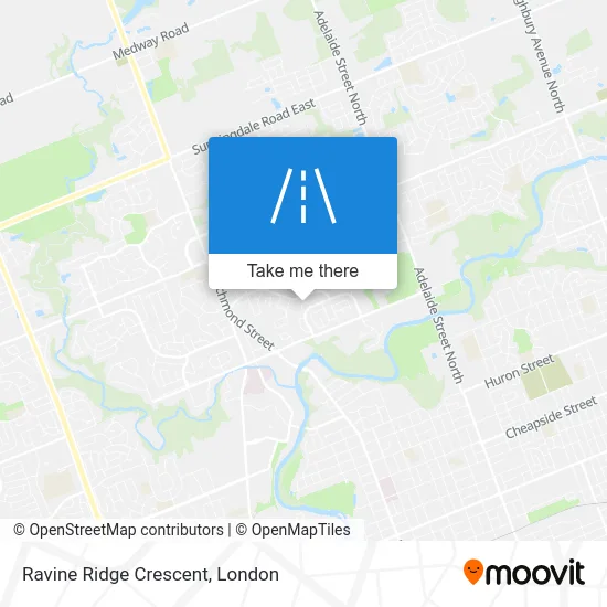 Ravine Ridge Crescent map