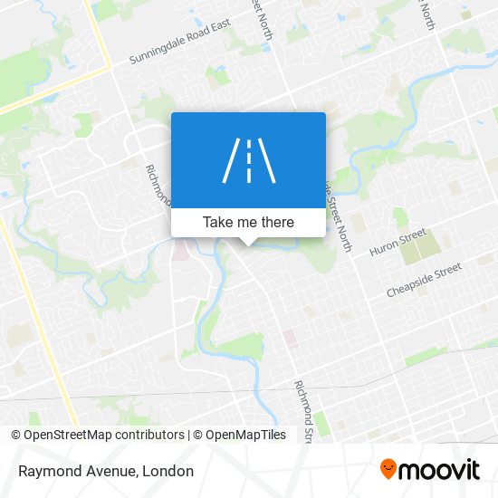 Raymond Avenue map