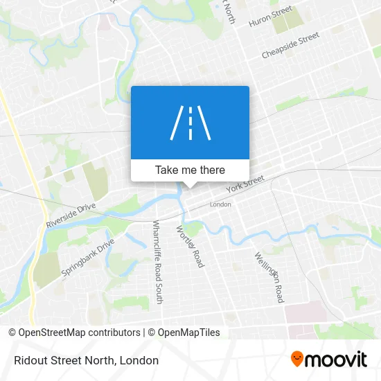 Ridout Street North map