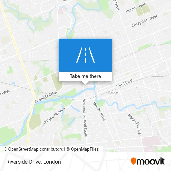 Riverside Drive map