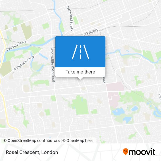 Rosel Crescent map