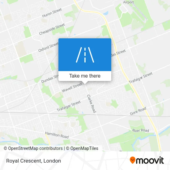 Royal Crescent map