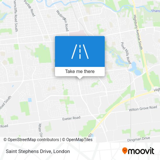 Saint Stephens Drive map