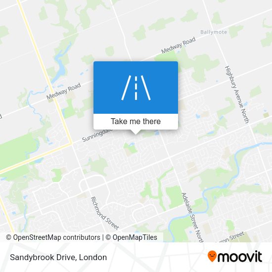 Sandybrook Drive map