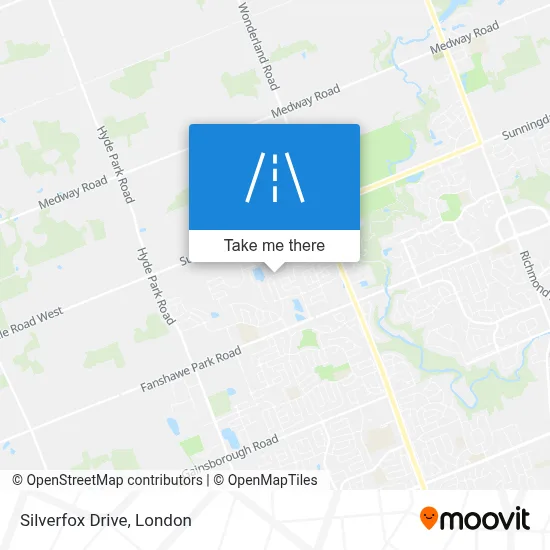 Silverfox Drive map