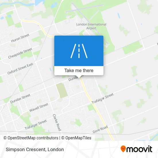 Simpson Crescent map