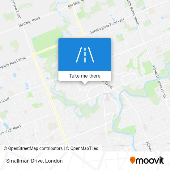 Smallman Drive map