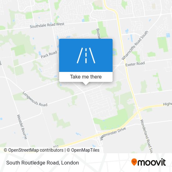 South Routledge Road map