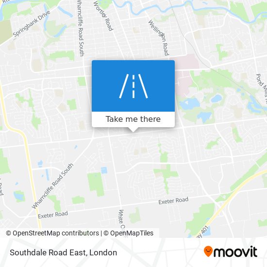 Southdale Road East map