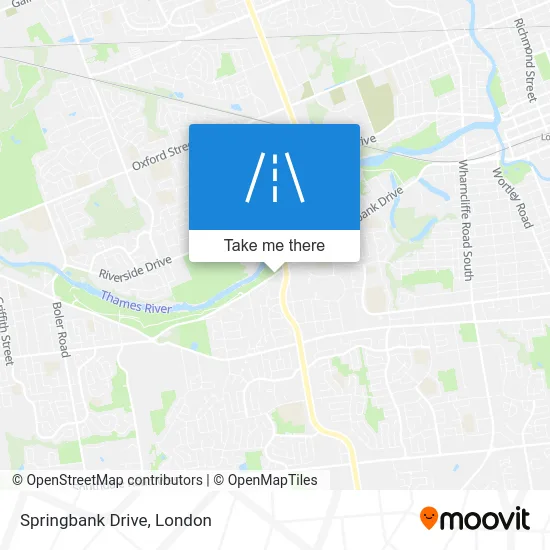 Springbank Drive map