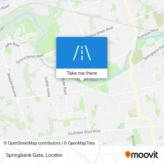 Springbank Gate map