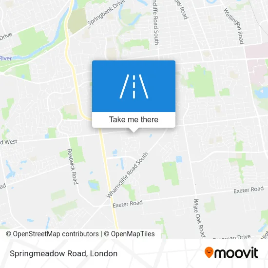 Springmeadow Road map