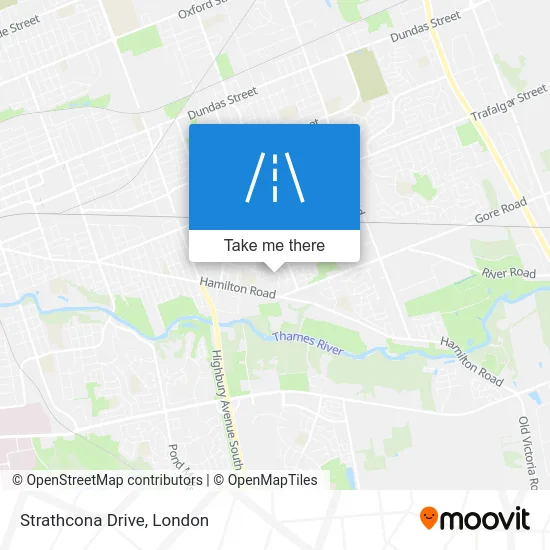 Strathcona Drive map