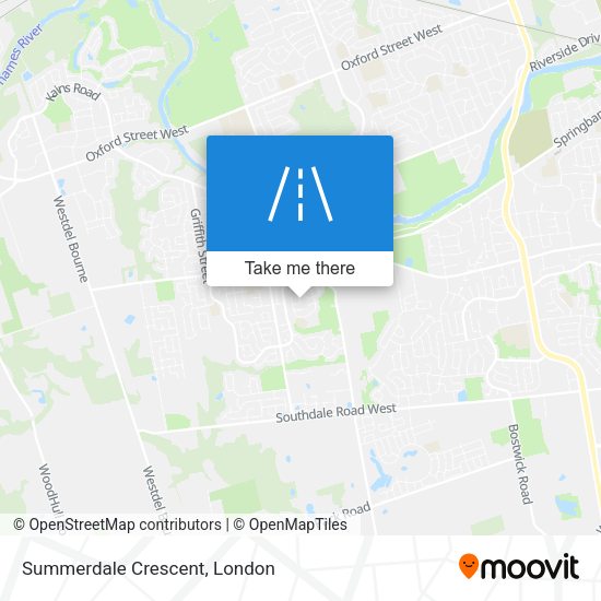 Summerdale Crescent map