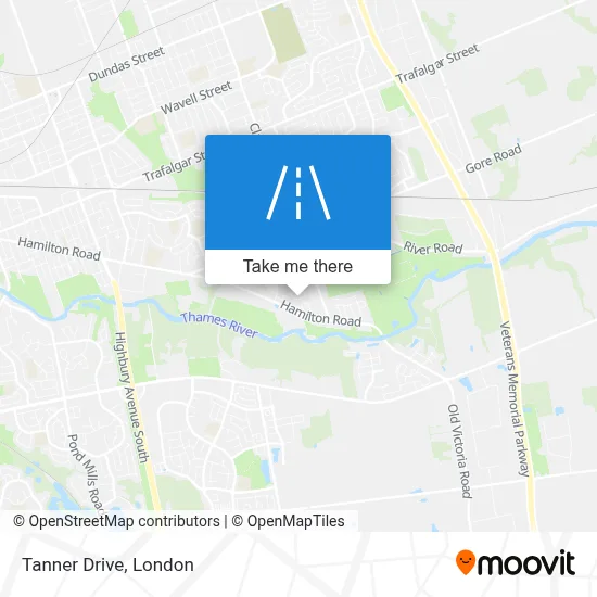 Tanner Drive map
