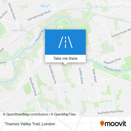 Thames Valley Trail map