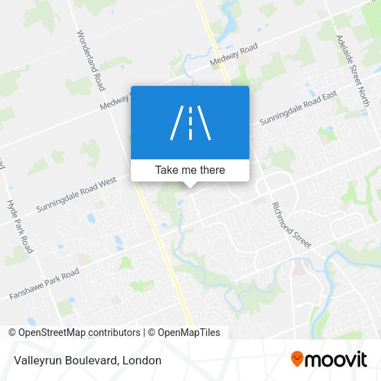 Valleyrun Boulevard plan