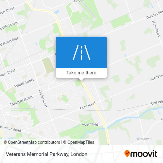 Veterans Memorial Parkway map