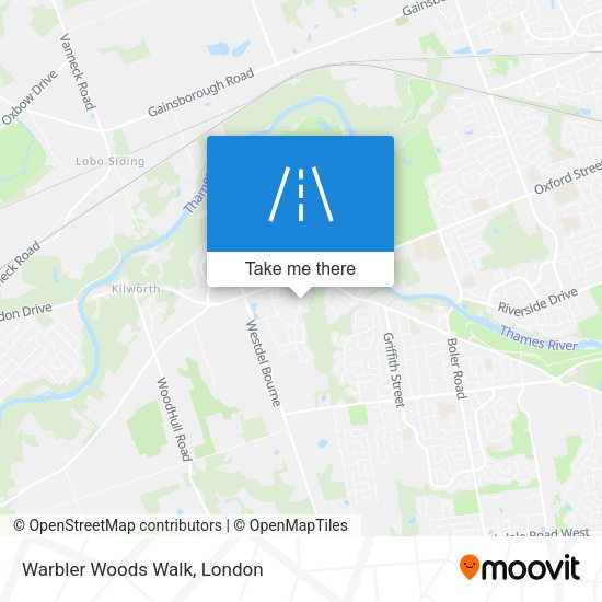 Warbler Woods Walk plan