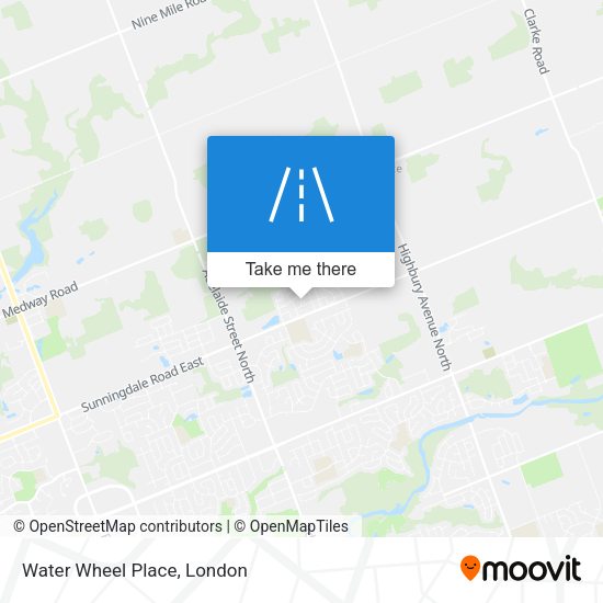 Water Wheel Place plan